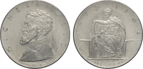 Repubblica Italiana, Monetazione in Lire (1946-2001), Saggio o Prova Tecnica 1975, Zecca Nazionale Cogne, contorno liscio, opus Giampaoli, Ac 22 mm 4,...