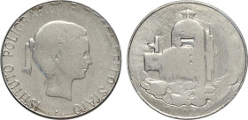 Repubblica Italiana, Monetazione in Lire (1946-2001), Prova tecnica sd in acmonital, Ac 18,3 mm 3,3 g. Debolmente battuta, probabilmente un test di co...