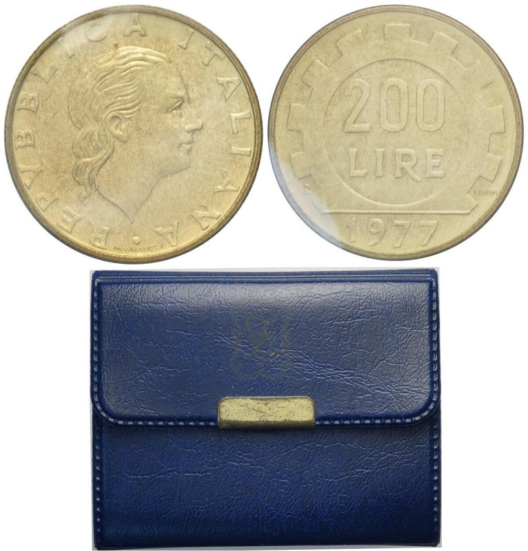 Repubblica Italiana, Monetazione in Lire (1946-2001), 200 Lire 1977 Prova, Rara ...