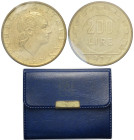 Repubblica Italiana, Monetazione in Lire (1946-2001), 200 Lire 1977 Prova, Rara Pag-563 Ba 24 mm 5 g. Con box originale e certificato, FDC (foto di re...