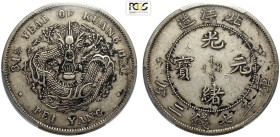 China Chihli, Kuang-hsu (1875-1908), Dollar year 34 (1908), L&M-465 Ag 39 mm, 26,70 g, in Slab PCGS XF-Chop mark