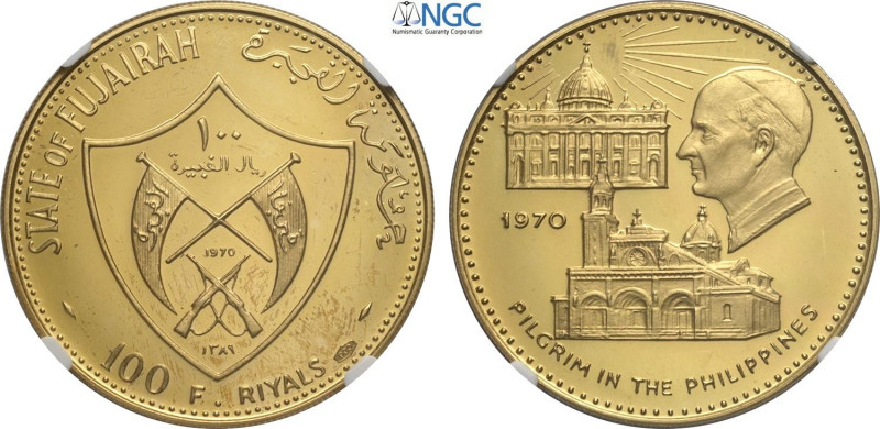 Fujairah, Muhammad bin Hamad al-Sharqi (1952-1974), 100 Riyals 1970, mintage: 29...