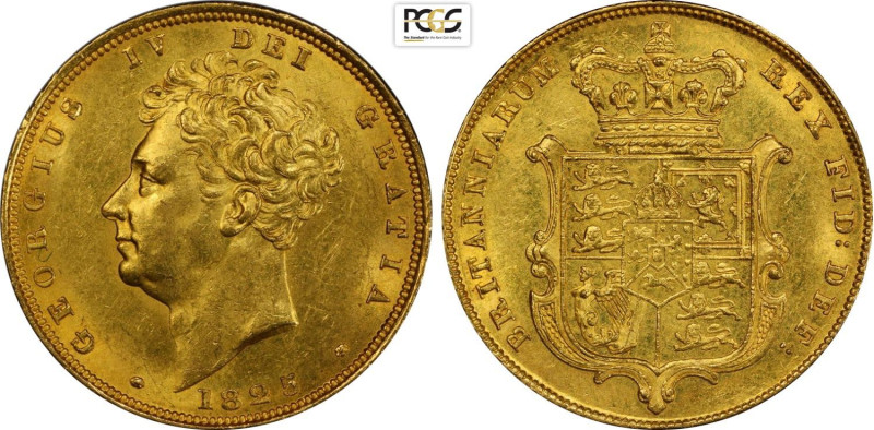 Great Britain, George IV (1820-1830), Sovereign 1825, S-3801 Au 22 mm 7,99 g, in...