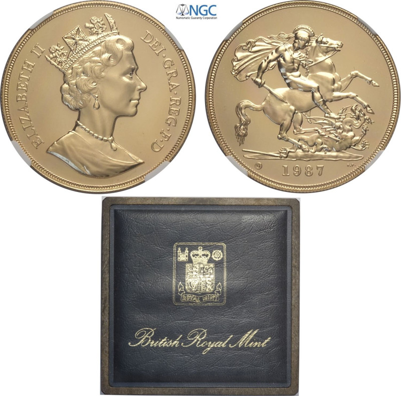 Great Britain, Elizabeth II (1952-2022), 5 Pounds 1987, London Mint, Mintage: 56...
