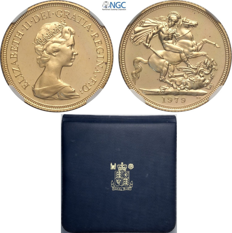Great Britain, Elizabeth II (1952-2022), Proof Sovereign 1979, London Mint, Au 2...