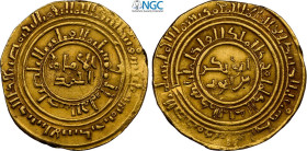 Islamic, Ayyubid, Al-'Adil Abu Bakr I (AH596-615 / 1199-1218AD), Gold Dinar AH603, al-Iskandariya Mint, Au 21 mm 5,12 g, in Slab NGC AU55