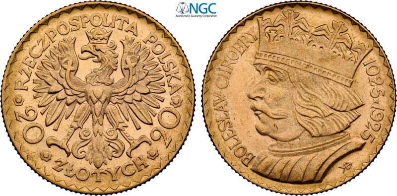 Poland, Second Republic (1918-1939), 20 Zlotych 1925, Warsaw mint, Au 21 mm 6,45...