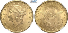 United States of America, Federal Republic (1776-), 20 Dollars 1894 Philadelphia mint, Au 34 mm 33,43 g, in Slab NGC MS62