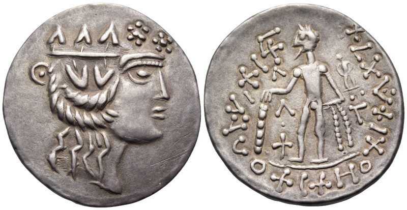 LOWER DANUBE REGION. Imitation of Thasos. Late 2nd-1st century BC. Tetradrachm (...