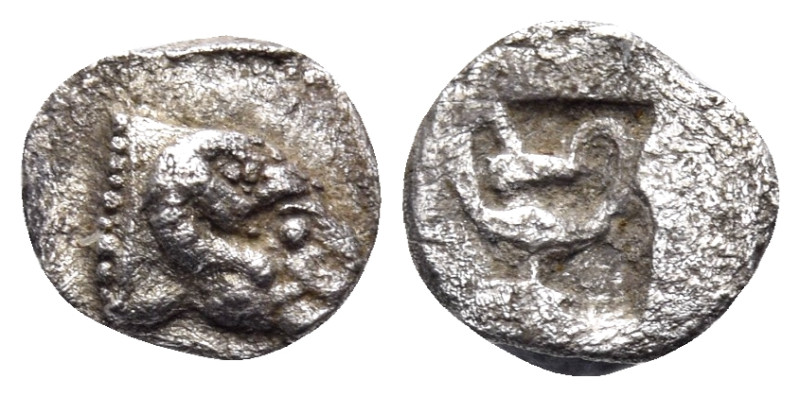 THRACE. Maroneia(?). 5th-4th centuries BC. Hemiobol (Silver, 6.5 mm, 0.23 g). He...