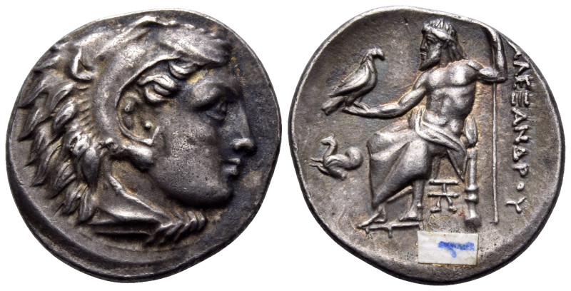 KINGS OF MACEDON. Alexander III 'the Great', 336-323 BC. Drachm (Silver, 29 mm, ...