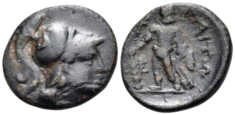 AITOLIA, Aitolian League. Circa 205-150 BC. Hemiobol (Bronze, 19 mm, 4.66 g, 9 h...