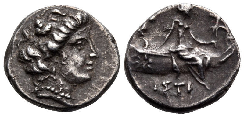 EUBOIA. Histiaia. Circa 3rd-2nd centuries BC. Tetrobol (Silver, 13 mm, 2.25 g, 1...