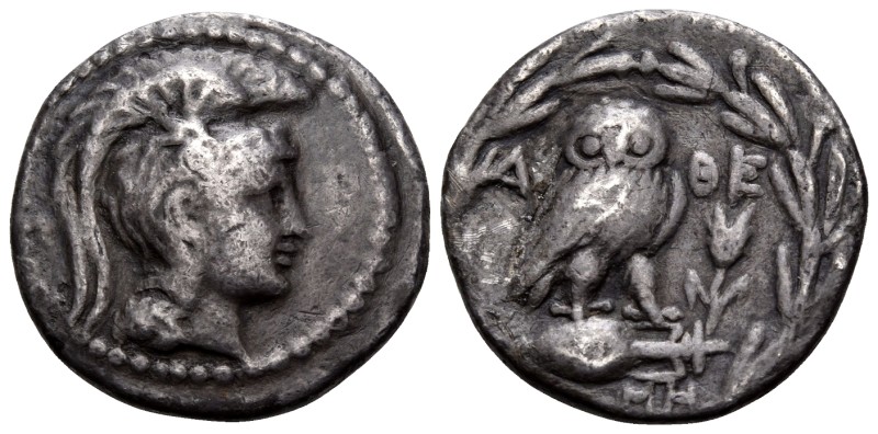 ATTICA. Athens. 148-138 BC. Drachm (Silver, 18 mm, 3.76 g, 11 h), New Style. Hea...