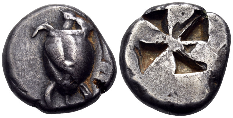 ISLANDS OFF ATTICA, Aegina. Circa 510-490 BC. Stater (Silver, 20.5 mm, 12.15 g)....