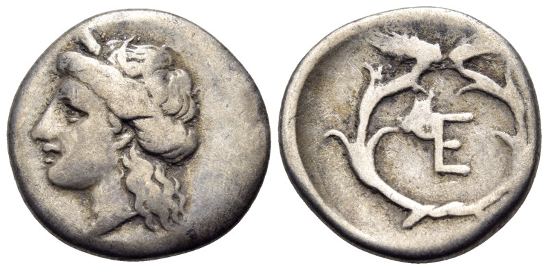 ARGOLIS. Hermione. Circa 360-320/10 BC. Triobol or Hemidrachm (Silver, 15 mm, 2....