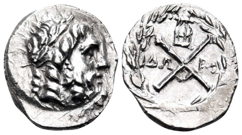 ACHAIA, Achaian League. Megara. Circa 175-168 BC. Tetrobol (Silver, 16 mm, 2.44 ...