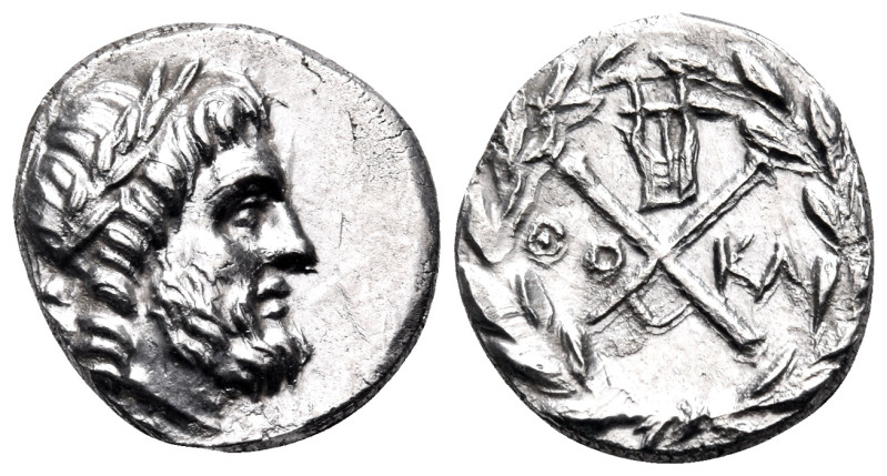 ACHAIA, Achaian League. Megara. Circa 175-168 BC. Tetrobol (Silver, 15 mm, 2.37 ...