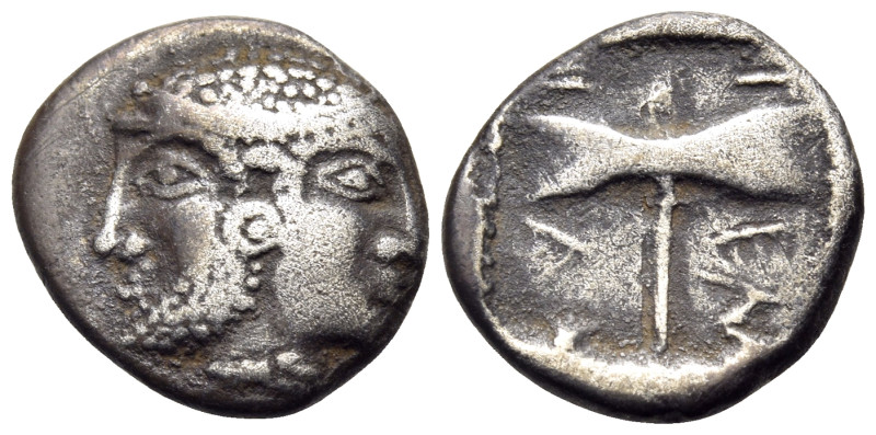 ISLANDS OFF TROAS, Tenedos. Circa early-mid 5th century BC. Hemidrachm (Silver, ...