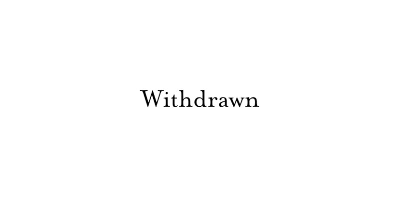 Withdrawn

Withdrawn