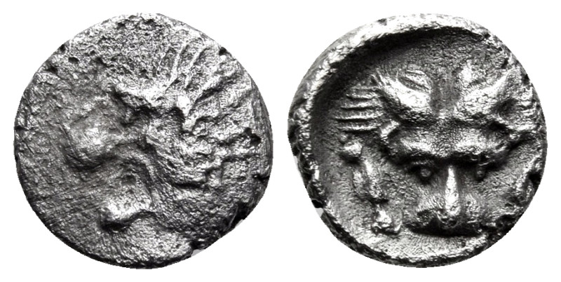 SATRAPS OF CARIA. Mylasa. Hekatomnos, circa 392/1-377/6 BC. Hemiobol (Silver, 7....