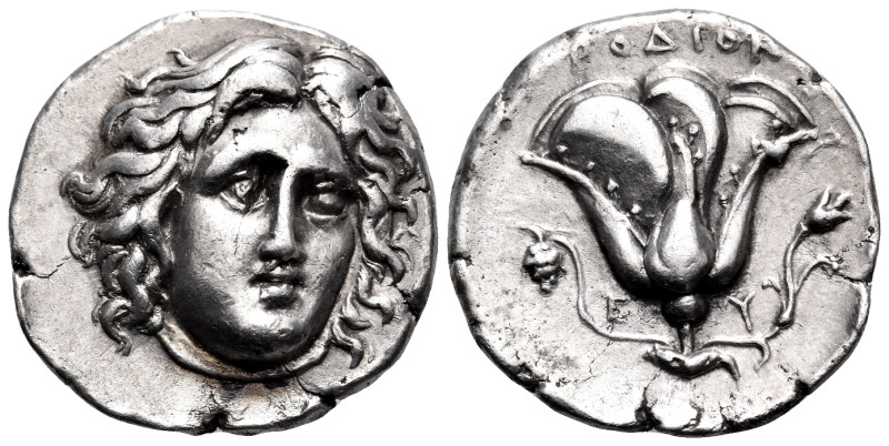 ISLANDS OFF CARIA, Rhodos. Rhodes. Circa 305-275 BC. Didrachm (Silver, 20 mm, 6....