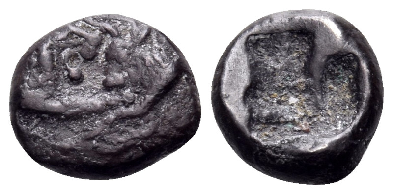 KINGS OF LYDIA. Kroisos, circa 560-546 BC. 1/12 Stater (Silver, 8 mm, 0.75 g). F...