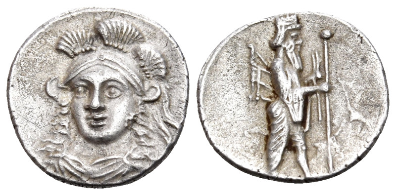 CILICIA. Uncertain mint. 4th Century BC . Obol (Silver, 11 mm, 0.72 g, 9 h). Dra...