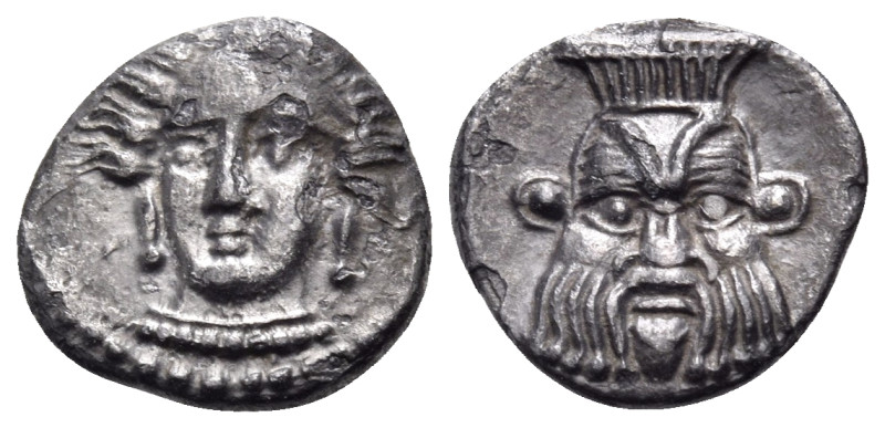 CILICIA. Uncertain mint. 4th Century BC . Obol (Silver, 9.5 mm, 0.55 g, 2 h). Fe...