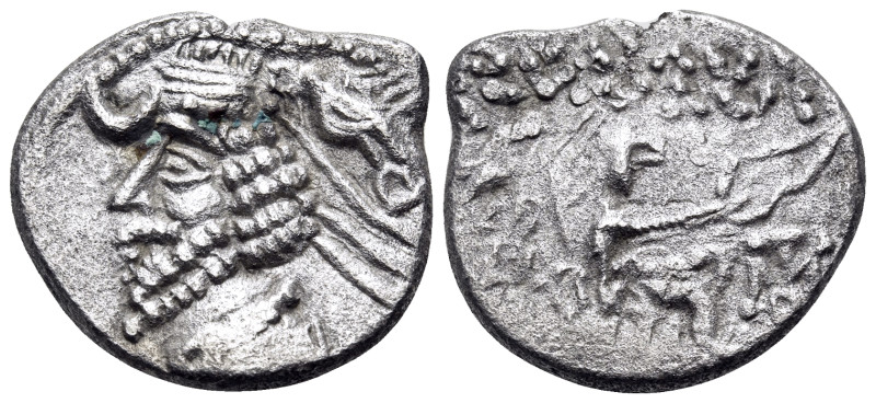 KINGS OF PARTHIA. Phraates IV, circa 38-2 BC. Drachm (Silver, 20 mm, 3.65 g, 12 ...