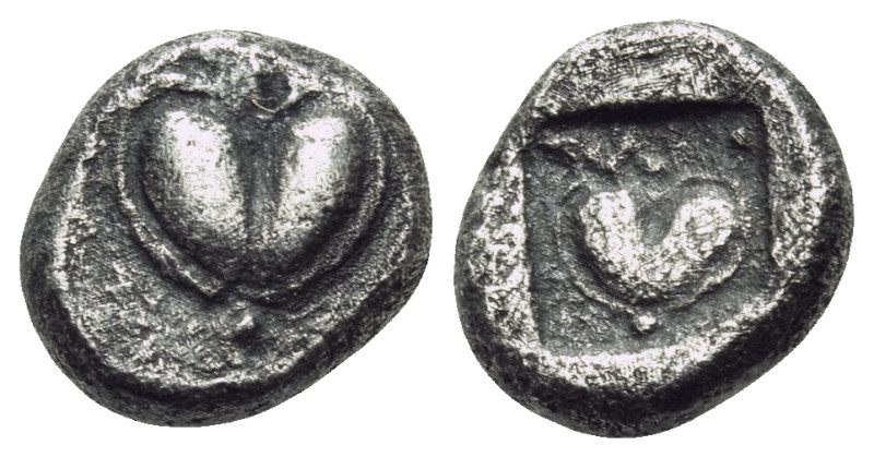 KYRENAICA. Kyrene. Circa 500-480 BC. Hemidrachm (Silver, 9 mm, 1.46 g, 11 h). Si...