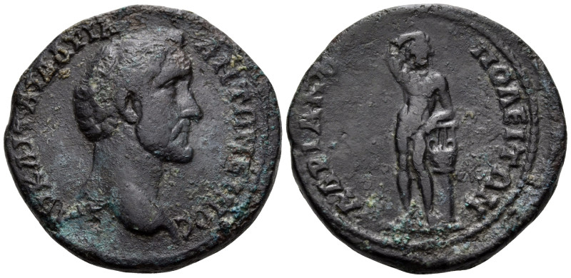 THRACE. Hadrianopolis. Antoninus Pius, 138-161. AE (Bronze, 29.5 mm, 17.54 g, 6 ...