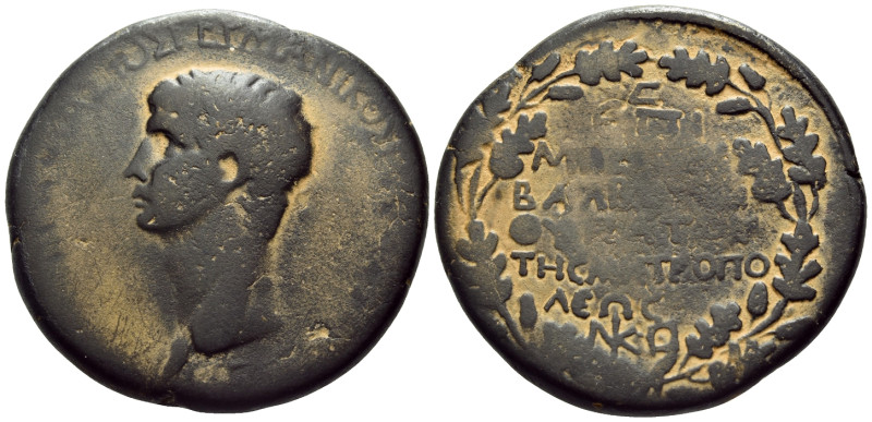 BITHYNIA. Nicomedia. Claudius, 41-54. AE (Bronze, 33 mm, 20.67 g, 1 h), 48-49. Τ...