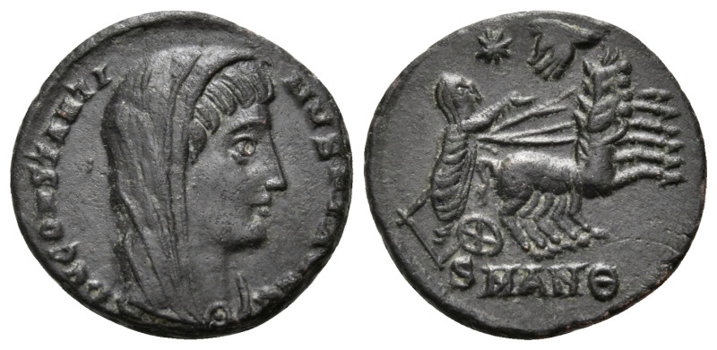 Divus Constantine I, died 337. Follis (Bronze, 14 mm, 1.59 g, 6 h), Antioch, 9th...
