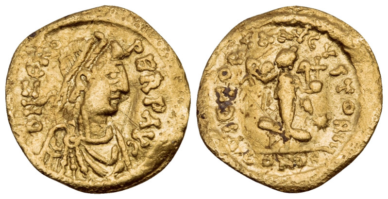 Zeno, second reign, 476-491. Tremissis (Gold, 14 mm, 1.42 g, 6 h), Constantinopl...