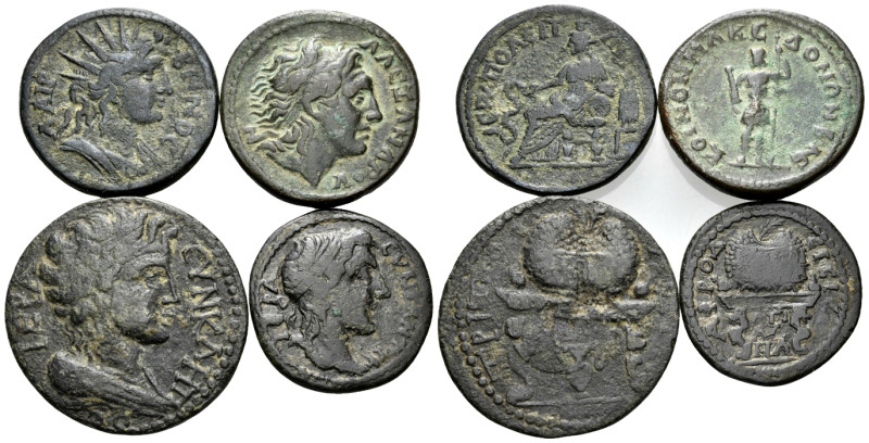 ROMAN PROVINCIAL. Circa 2nd-3rd Century. (Bronze, 50.80 g). A lot of Four (4) Ro...