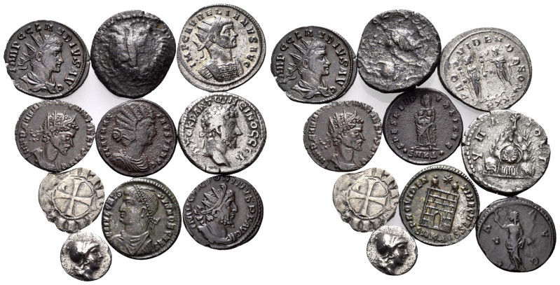MISCELLANEA. 4th century BC-12th century AD. (Silver/Bronze, 41.00 g). A large l...