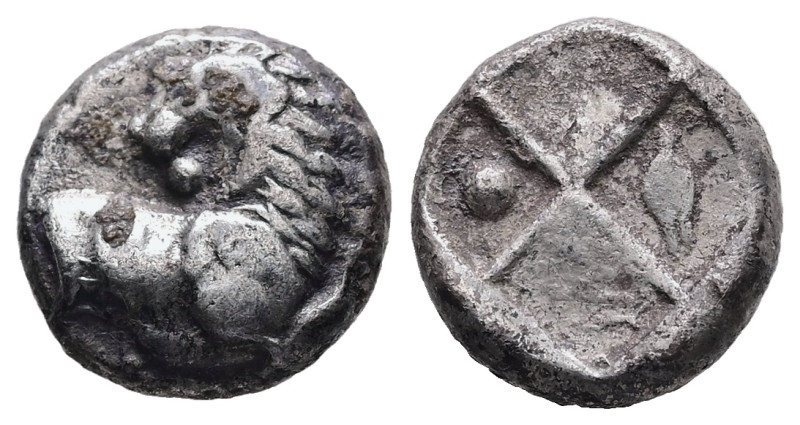 Thrace, Chersonesos. AR Hemidrachm, 2.27 g 12.00 mm. Circa 386-338 BC.
Obv: Fore...