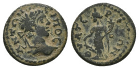 Lydia, Thyateira. Elagabalus, AD 218-222. AE. 3.40 g. 19.55 mm.