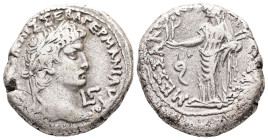 Egypt, Alexandria. Claudius, AD 41. BL, Tetradrachm. 13.13 g. 24.79 mm. 
Obv: [ΤΙ ΚΛΑΥΔΙ Κ]ΑΙΣ ΣΕΒΑ ΓΕΡΜΑΝΙ ΑΥΤΟΚ, L Γ. Laureate head of Claudius, rig...