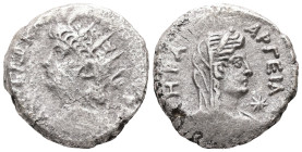 Egypt, Alexandria. Nero, LΙΔ = year 14 (AD 67/8). BL, Tetradrachm. 11.70 g. 24.09 mm.
Obv: ΝΕΡΩ ΚΛΑΥ ΚΑΙΣ ΣΕΒ ΓΕΡ ΑΥ, [L ΙΔ]. Radiate bust of Nero wit...