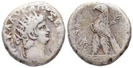 Egypt, Alexandria. Nero, AD 64/5. BL, Tetradrachm. 12.10 g. 23.27 mm.
Obv: [ΝΕΡΩ] ΚΛΑΥ ΚΑΙΣ ΣΕ[Β ΓΕΡ]. Radiate head of Nero, right.
Rev: Α[ΥΤΟΚΡΑ, LΙ]...