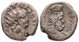 Egypt, Alexandria. Nero, AD 63/4. BL, Tetradrachm. 12.10 g. 23.57 mm.
Obv: [ΝΕΡΩ ΚΛΑΥ] ΚΑΙΣ ΣΕΒ ΓΕΡ. Radiate head of Nero, right.
Rev: [ΑΥ]ΤΟΚΡΑ, LΙ. ...
