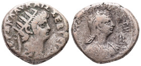 Egypt, Alexandria. Nero, AD 63/4. BL, Tetradrachm. 12.80 g. 25.15 mm.
Obv: ΝΕΡΩ ΚΛΑΥ ΚΑΙΣ ΣΕΒ ΓΕΡ [ΑΥ]. Radiate head of Nero, right.
Rev: [ΠΟΠΠΑΙΑ ΣΕΒ...