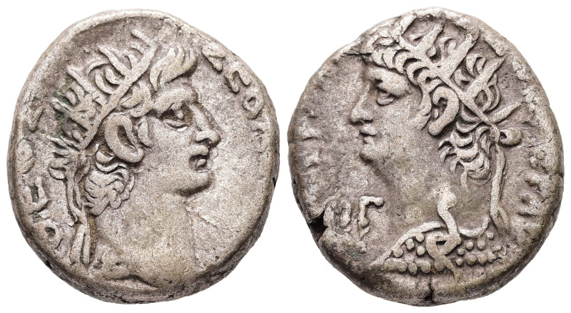 Egypt, Alexandria. Nero, LΙΓ = year 13 (AD 66/67) BL, Tetradrachm. 13.12 g. 23.5...