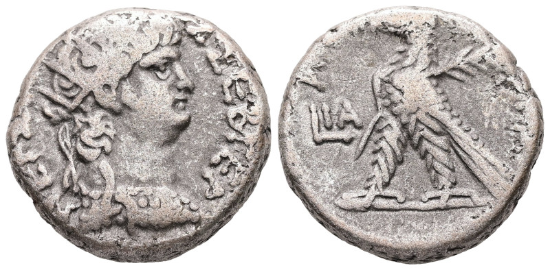 Egypt, Alexandria. Nero, AD 64/5. BL, Tetradrachm. 13.38 g. 22.46 mm.
Obv: ΝΕΡΩ ...