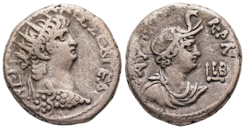 Egypt, Alexandria. Nero, AD 65/6. BL, Tetradrachm. 13.82 g. 23.53 mm.
Obv: ΝΕΡΩ ...