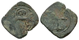 Empire of Nicaea. Anonymous, AD 1204-1261. AE, Tetarteron. 1.73 g. 21.18 mm. Magnesia.