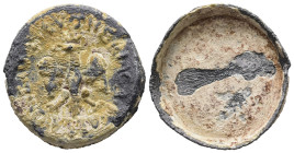 PB Venice. Theriac Capsule Seal (c. AD 17th century)
Obv: Crowned eagle, with spread wings, facing, head turned left. A circular inscription beginning...