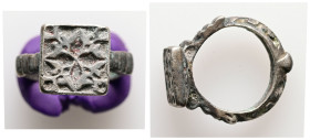 AR Medieval finger-ring (AD 11th–14th centuries)
Weight: 8.33 g.
Diameter: 17.60 mm.